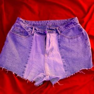 Denim shorts